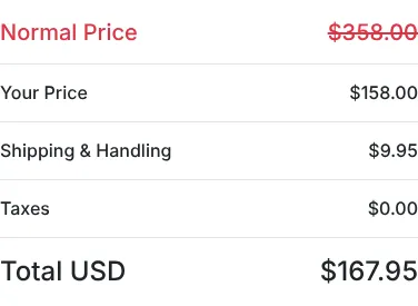 ZenCortex order summary at checkout, October 13, 2026